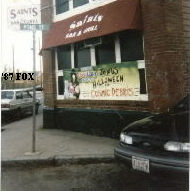Saints Bar and Grille, Halloween, 1995